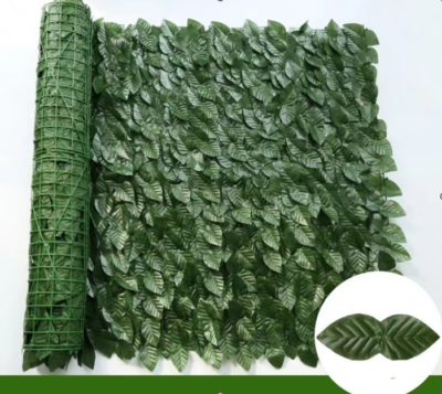 Gard viu decorativ frunze artificiale AT PERFORMANCE®, 3m x 1m lungime, verde - garduri si accesorii - atMag.ro