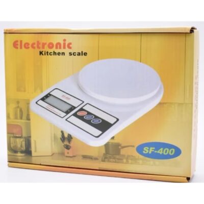 Cantar de bucatarie AT PERFORMANCE®, alb cu afisaj LCD,2 baterii incluse functie TARA, maxim 10 kg. - Cantare electronice comerciale - atMag.ro