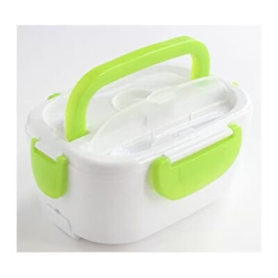 Caserola Termica pentru Mancare cu 2 Compartimente, AT PERFORMANCE, Volum 1 5L Putere 40W Pana la 50 Grade Verde. - Accesorii camping si drumetii - atMag.ro