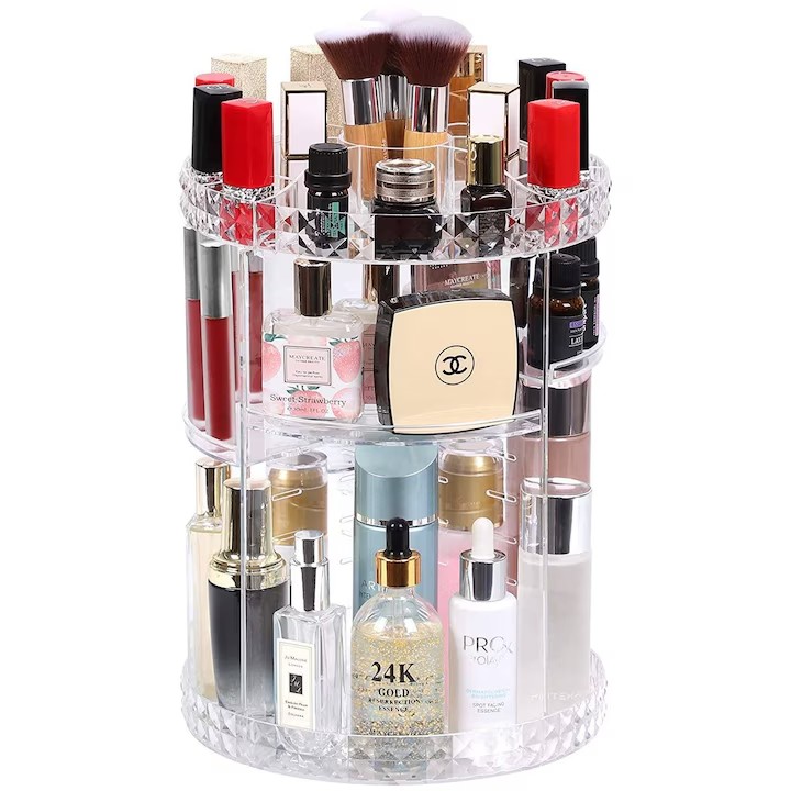 Organizator pentru Produse Cosmetice AT PERFORMANCE®, Machiaj, Rotativ 360 de Grade, Transparent. - Portfarduri si genti cosmetice - atMag.ro Organizator pentru Produse Cosmetice AT PERFORMANCE®, Machiaj, Rotativ 360 de Grade, Transparent. - Portfarduri si genti cosmetice - atMag.ro