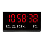 Ceas Digital de Masa AT PERFORMANCE®, cu Lumina Led Rosu, Alarma, 3 Niveluri de Luminozitate, Calendar, Temperatura, Functie Snooze, Mod de Noapte, 11x22cm. - Casa, Gradina & Bricolaj - atMag.ro