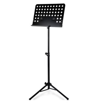 Stativ pentru Partitura, Inaltime Reglabila, Picioruse Antiderapante, Confectionat din Metal, Usor de Instalat si Depozitat, Negru - Suporturi si Stative - atMag.ro