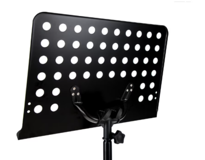 Stativ pentru Partitura, Inaltime Reglabila, Picioruse Antiderapante, Confectionat din Metal, Usor de Instalat si Depozitat, Negru - Suporturi si Stative - atMag.ro