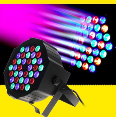 Proiector joc de lumini PAR Led, 36 leduri RGB AT PERFORMANCE - Echipamente lumini - atMag.ro