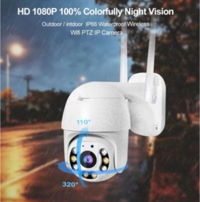 Camera Supraveghere, WiFi Night Vision 360°, Senzor De Miscare, At Performance, Pentru Exterior, Si Interior - Camere de supraveghere si accesorii - atMag.ro