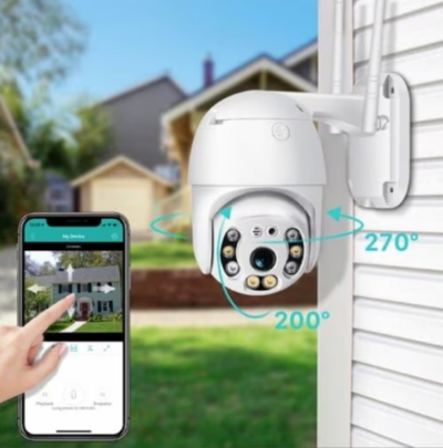 Camera Supraveghere, WiFi Night Vision 360°, Senzor De Miscare, At Performance, Pentru Exterior, Si Interior - Camere de supraveghere si accesorii - atMag.ro
