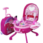 Set de joaca, At Performance, pentru fete Ruj, Fard de ochi, Kit de jucarii netoxice in siguranta pentru copii, Roz - Jucarii interactive - atMag.ro