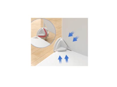 Dulap modular pentru copii, albastru, AT PERFORMANCE®, 12 rafturi, durabil, 76X37X147 cm, animalute zoo - Mobilier camera copii - atMag.ro