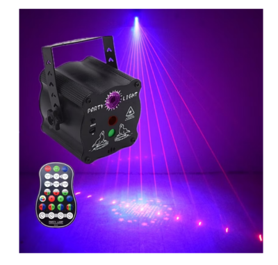 Laser Lumini Disco, RGB, At Performance, Control de la distanta, perfect pentru petreceri, Negru - Echipamente de lumini - atMag.ro