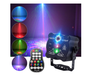 Laser Lumini Disco, RGB, At Performance, Control de la distanta, perfect pentru petreceri, Negru - Echipamente de lumini - atMag.ro