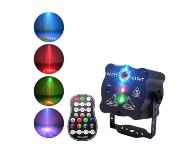 Laser Lumini Disco, RGB, At Performance, Control de la distanta, perfect pentru petreceri, Negru - Echipamente de lumini - atMag.ro