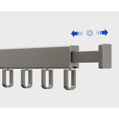 Suport de uscare montat pe perete, AT PERFORMANCE®, retractabil cu carlige, usor de instalat, capacitate mare de incarcare, pentru balcon/baie/dormitor - Curatenie si intretinere - atMag.ro