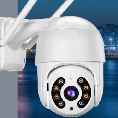 Camera de Supraveghere WIFI, AT PERFORMANCE®, 5MP, Exterior/Interior, Ultra HD 4K, 10X Zoom, Rotire 360°, Leduri Lumina, URMĂRIRE, Vedere Nocturna, Alarma. - Camere de supraveghere si accesorii - atMag.ro