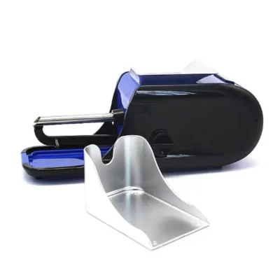 Aparat electric de facut tigari, injector tutun profesional, Albastru, design compact, ergonomic, AT PERFORMANCE - imagine 3