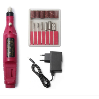 Freza Unghii Semiprofesionala At Performace, 9w, Ideala pentru Manechiura si Pedichiura 3.000-20.000 RPM, Roz - Aparate & Accesorii ingrijire personala - atMag.ro