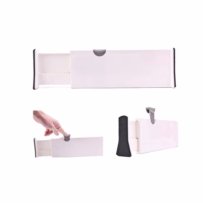 Organizator, At Performance, pliabil, reglabil pentru sertare sau dulap, dimensiuni 27-44 cm - Organizare si depozitare - atMag.ro