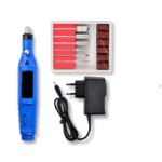 Freza Unghii Semiprofesionala At Performace, 9w, Ideala pentru Manechiura si Pedichiura 3.000-20.000 RPM, Albastru - Aparate & Accesorii ingrijire personala - atMag.ro