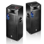 Sistem Audio Profesional VALLIODOR 2025 – 560W, 4 Difuzoare 15”, 2 Microfoane Wireless, Telecomandă