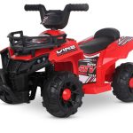 Vehicul Electric ATV, Quad pentru Copii, Homcom, Baterie Reincarcabila 6V, 2-6 Ani