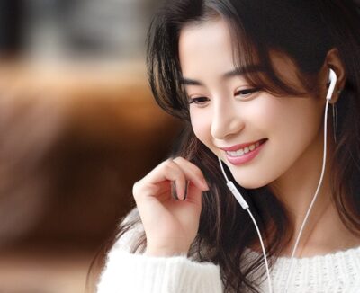 Căști In-Ear cu Microfon și Control Integrat, Conector Type-C, Alb, Negru, 1.3m – Sunet Hi-Fi, Compatibile Android & Huawei - imagine 6