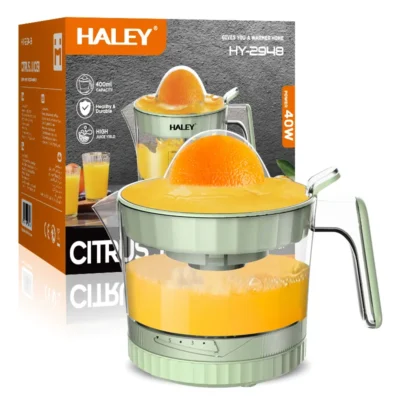 Storcător de Citrice Electric HALEY HY-2948, 40W, Capacitate 400ml, Design Modern, 5 Viteze