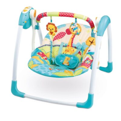 Balansoar Electric Portabil pentru Bebeluși Mastela Deluxe Portable Swing – 7 Melodii, 5 Viteze, 3 Temporizatoare, 2 Poziții de Înclinare