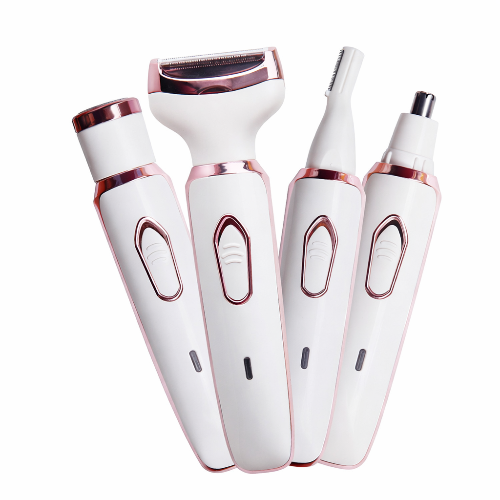 b3a7a73b-a375-4950-b17a-ba7e983258d4 Kit Profesional de Îngrijire 4-în-1 – Lady Shaver Elegant & Trimmer Multifuncțional - imagine 1