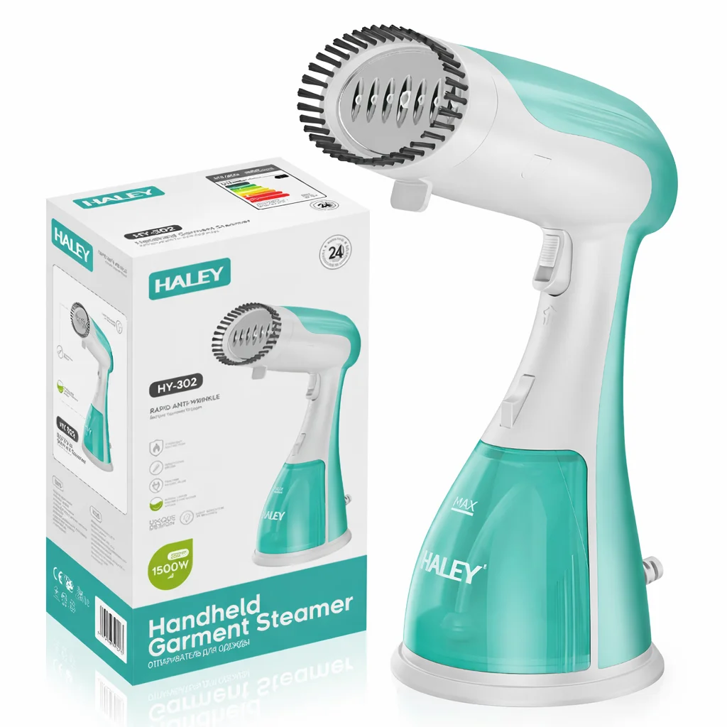 1811ca78-47b7-4dcf-87ee-b294ab964e97 Aparat de Călcat Vertical cu Abur HALEY HY-302, 1500W, Încălzire Rapidă 15s, Rezervor 300ml - imagine 1