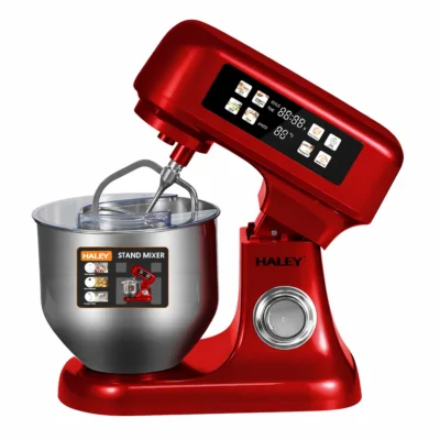 Mixer Planetar Profesional HALEY HY-2419, 2200W, Bol Inox 10L, 12 Viteze, Display Touch, Cântar Integrat - imagine 3