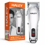 Mașină de tuns profesională HALEY HY-4507, fără fir, afișaj LCD, baterie 1800mAh, lame inox