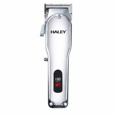 Mașină de tuns profesională HALEY HY-4507, fără fir, afișaj LCD, baterie 1800mAh, lame inox - imagine 2