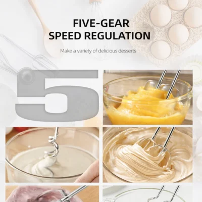 Mixer Planetar Profesional HALEY HY-2419, 2200W, Bol Inox 10L, 12 Viteze, Display Touch, Cântar Integrat - imagine 5