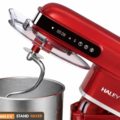 Mixer Planetar Profesional HALEY HY-2418, 2500W, Bol Inox 12L, 9 Viteze + Pulse, Display Touch - imagine 6